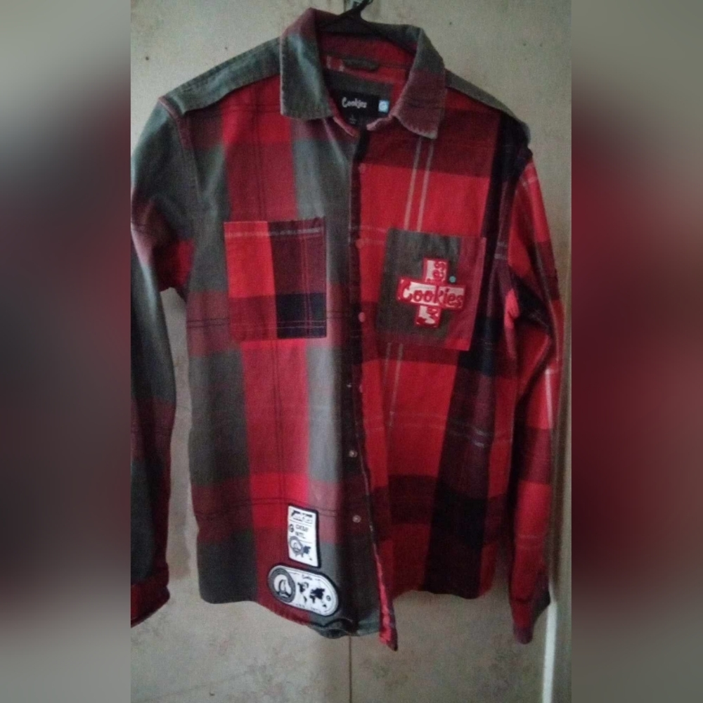 Cookies flannel shirt large